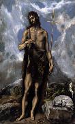 El Greco St. John the Baptist France oil painting artist